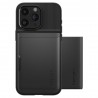 Husa pentru iPhone 15 Pro - Spigen Slim Armor CS - Neagra