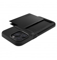 Husa pentru iPhone 15 Pro - Spigen Slim Armor CS - Neagra