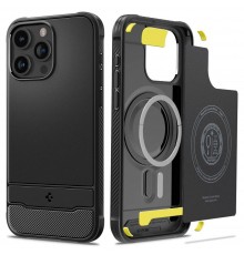 Husa pentru iPhone 15 Pro Max - Techsuit Soft Edge Silicone - Neagra