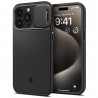 Husa iPhone 15 Pro Max - Spigen Optik Armor - Neagra