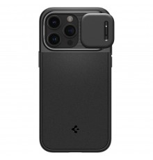 Husa iPhone 15 Pro Max - Spigen Optik Armor - Neagra