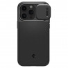 Husa iPhone 15 Pro Max - Spigen Optik Armor - Neagra