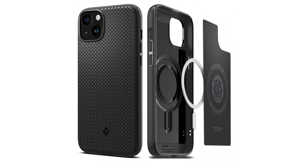 Husa pentru iPhone 15 Plus - Spigen Mag Armor - Matte Neagra