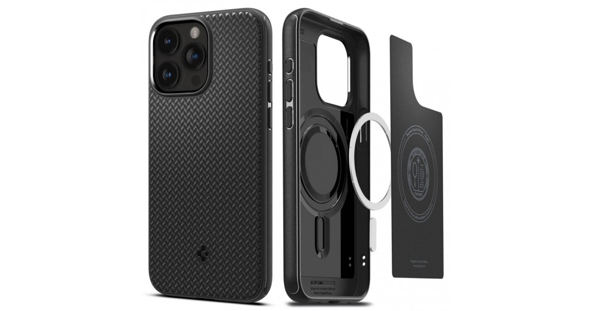 Husa pentru iPhone 15 Pro - Spigen Mag Armor - Matte Neagra