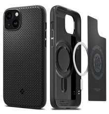Husa pentru iPhone 15 - ESR Air Shield Boost Kickstand - Translucent Neagra