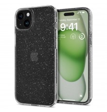 Huse pentru iPhone 15 Plus - Spigen Liquid Crystal Glitter - Crystal Quartz