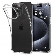 Husa pentru iPhone 15 Pro - Spigen Liquid Crystal - Clear