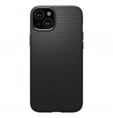 Husa pentru iPhone 15 Plus - Spigen Liquid Air - Matte Neagra