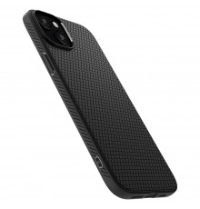 Husa pentru iPhone 15 Plus - Spigen Liquid Air - Matte Neagra