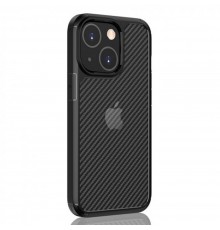 Husa pentru iPhone 15 Plus - Techsuit Carbon Fuse - Neagra