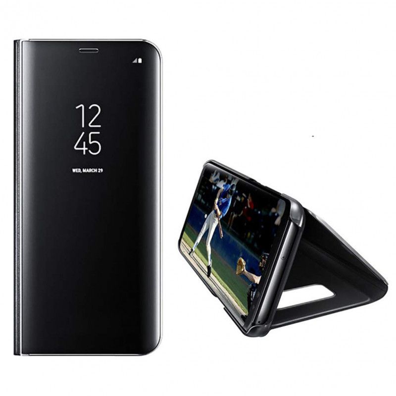 easily Establishment mature Husa Telefon Samsung J4 Plus (2018) J415 - Flip Mirror Stand Clear View