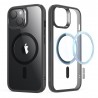 Husa pentru iPhone 15 Plus - ESR Classic Hybrid HaloLock - Clear Neagra