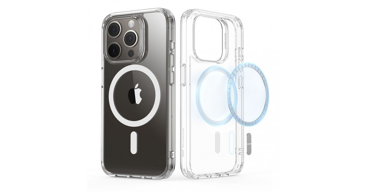 Husa pentru iPhone 15 Pro - ESR Classic Hybrid HaloLock - Clear