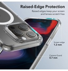 Husa pentru iPhone 15 Pro - ESR Classic Hybrid HaloLock - Clear