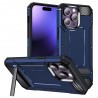 Husa pentru iPhone 15 Pro - Techsuit Hybrid Armor Kickstand - Albastra