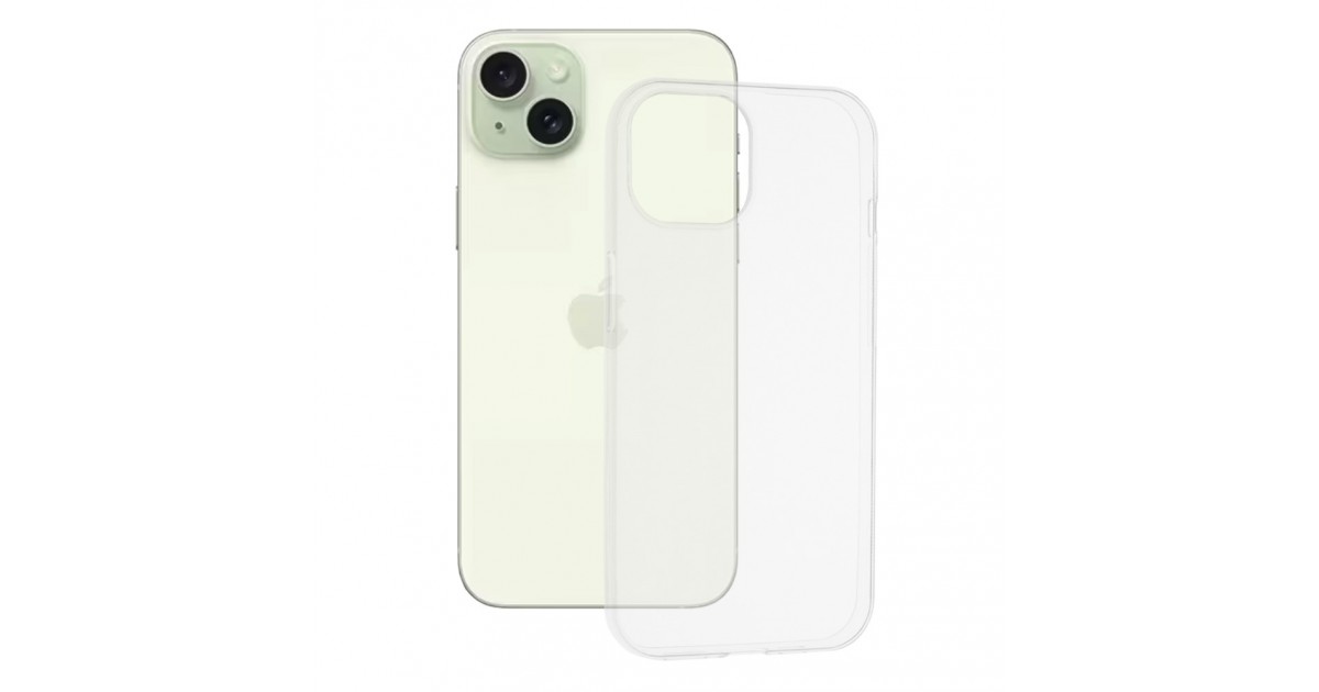 Husa pentru iPhone 15 Plus - Techsuit Clear Silicone - Transparent