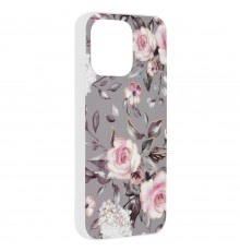 Husa pentru iPhone 15 Pro Max - Techsuit Marble Series - Bloom of Ruth Gray