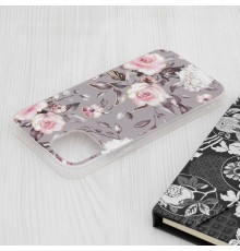 Husa pentru iPhone 15 Plus - Techsuit Marble Series - Bloom of Ruth Gray