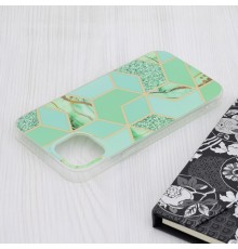 Husa pentru iPhone 15 Plus - Techsuit Marble Series - Verde Hex