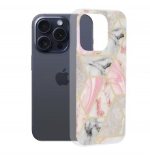 Husa pentru iPhone 15 Pro - Techsuit Glaze Series - Rosie Nebula