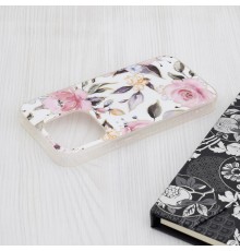 Husa pentru iPhone 15 Pro - Techsuit Marble Series - Chloe Alba