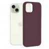 Husa pentru iPhone 15 Plus - Techsuit Soft Edge Silicone - Plum Violet