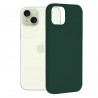 Husa pentru iPhone 15 Plus - Techsuit Soft Edge Silicone - Verde inchisa