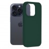 Husa pentru iPhone 15 Pro - Techsuit Soft Edge Silicone - Verde inchisa