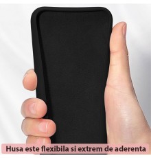 Husa pentru iPhone 15 - Techsuit Soft Edge Silicone - Neagra