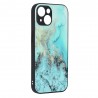 Husa pentru iPhone 15 Plus - Techsuit Glaze Series - Albastra Ocean