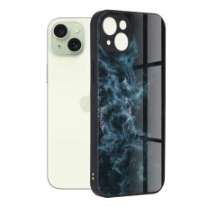 Husa pentru iPhone 15 Plus - Techsuit Marble Series - Mov Hex