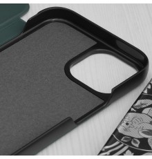 Husa pentru iPhone 15 - Techsuit eFold Series - Verde inchisa