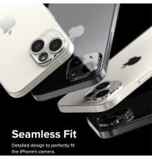 Folie Camera pentru iPhone 15 / 15 Plus (set 2) - Ringke Camera Protector Glass - Clear