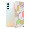 Husa pentru Samsung Galaxy A34 5G - Techsuit Marble Series - Mov Hex