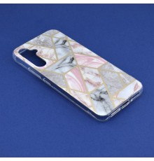 Husa pentru Samsung Galaxy A34 5G - Techsuit Marble Series - Roz Hex