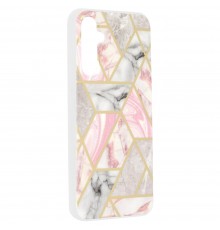 Husa pentru Samsung Galaxy A34 5G - Techsuit Marble Series - Roz Hex