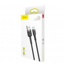 Cablu de date - Baseus Cafule Micro-usb 200cm Grey/black