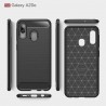 Husa Tpu Carbon Fibre pentru Samsung Galaxy A20e, Neagra