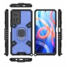 Husa Carcasa Spate pentru Xiaomi Poco M4 Pro - HoneyComb Armor, Albastra