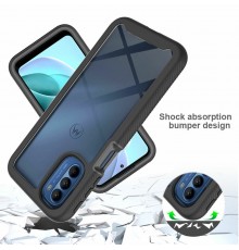 [PACHET 360] - Husa Defense360 + Folie de protectie - Motorola Moto G51 5G , Neagra