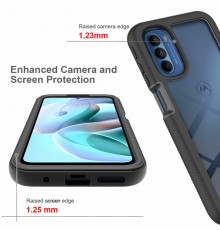 [PACHET 360] - Husa Defense360 + Folie de protectie - Motorola Moto G51 5G , Neagra