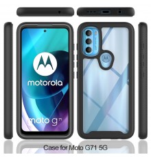 [PACHET 360] - Husa Defense360 + Folie de protectie - Motorola Moto G71 5G , Neagra