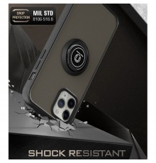 Husa Carcasa spate pentru Motorola G31 4G / G41 4G , Tpu Glinth Ring, Neagra