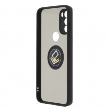 Husa Carcasa spate pentru Motorola Moto G71 5G , Tpu Glinth Ring, Neagra