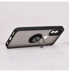 Husa Carcasa spate pentru Motorola Moto G71 5G , Tpu Glinth Ring, Neagra