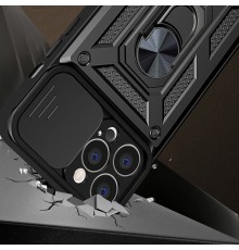 Husa pentru iPhone 15 Pro Max - Techsuit CamShield Series - Neagra