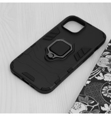 Husa pentru iPhone 15 - Armor Ring Hybrid - Neagra