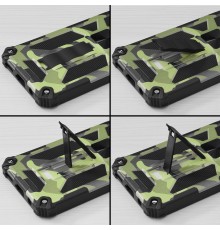 Husa pentru iPhone 15 Plus - Techsuit Blazor Series - Camo Lime