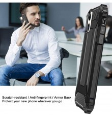 Husa pentru iPhone 15 - Techsuit Hybrid Armor - Neagra