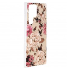 Husa pentru Samsung Galaxy S22 Ultra 5G - Techsuit Marble Series - Mary Berry Nude